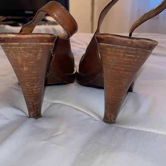 Prada sling back peep toe shoes - Picture 8 of 14